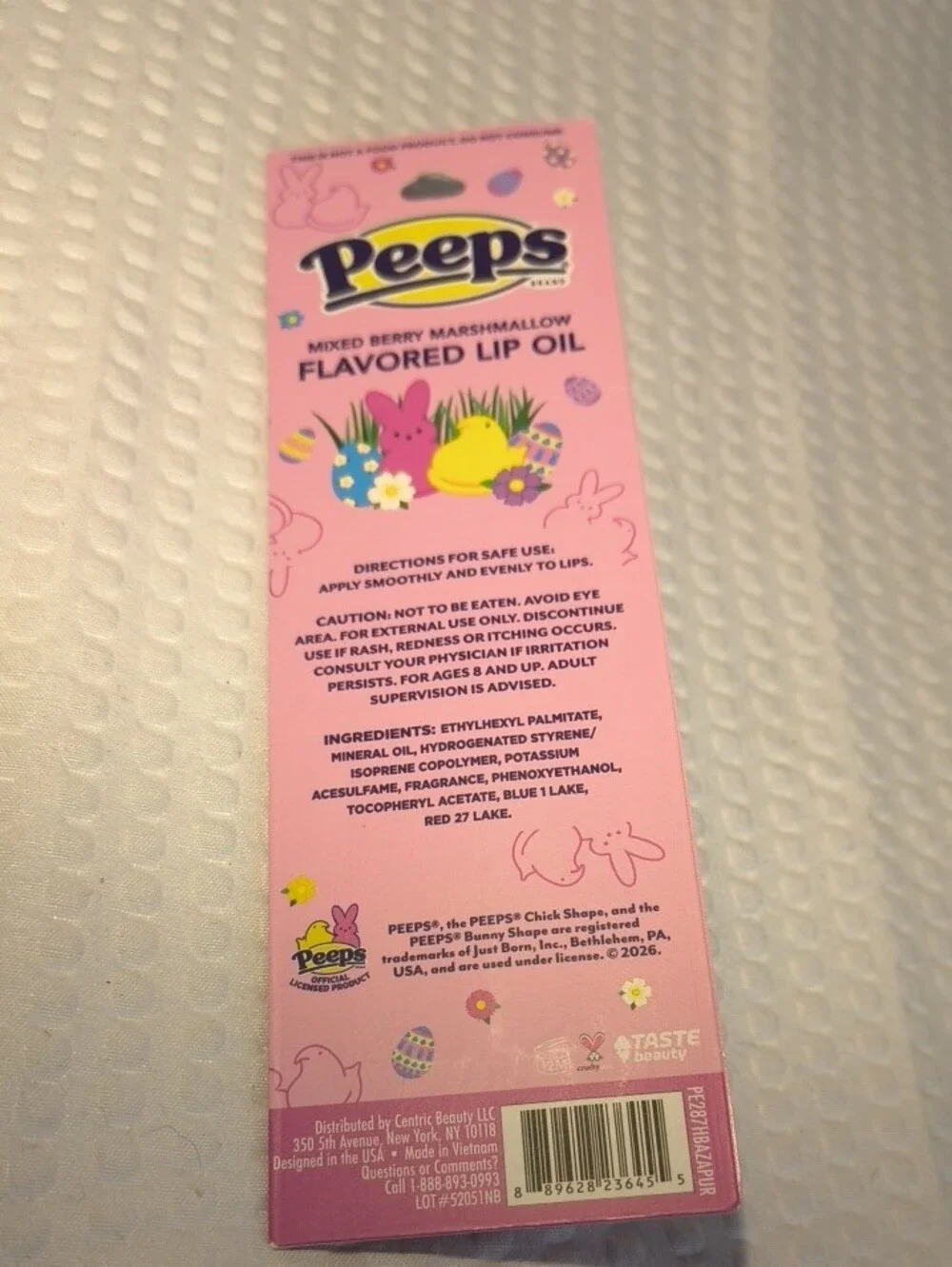 Peeps Mixed Berry Marshmallow  Flavored Lip Oil